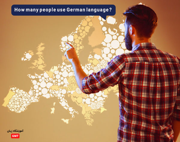 How many people in the world use German as their first language?