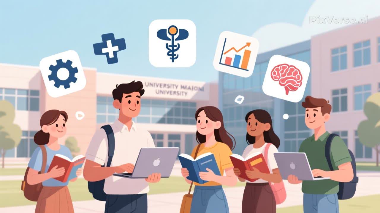 «رشتههای دانشگاه به انگلیسی همراه با ترجمه»