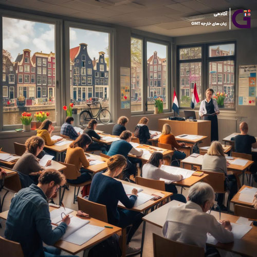 یادگیری هدفمند برای آزمون زبان هلندی
