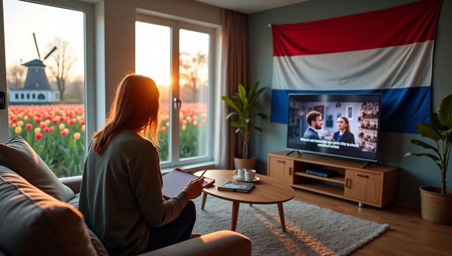 یادگیری زبان هلندی با فیلم