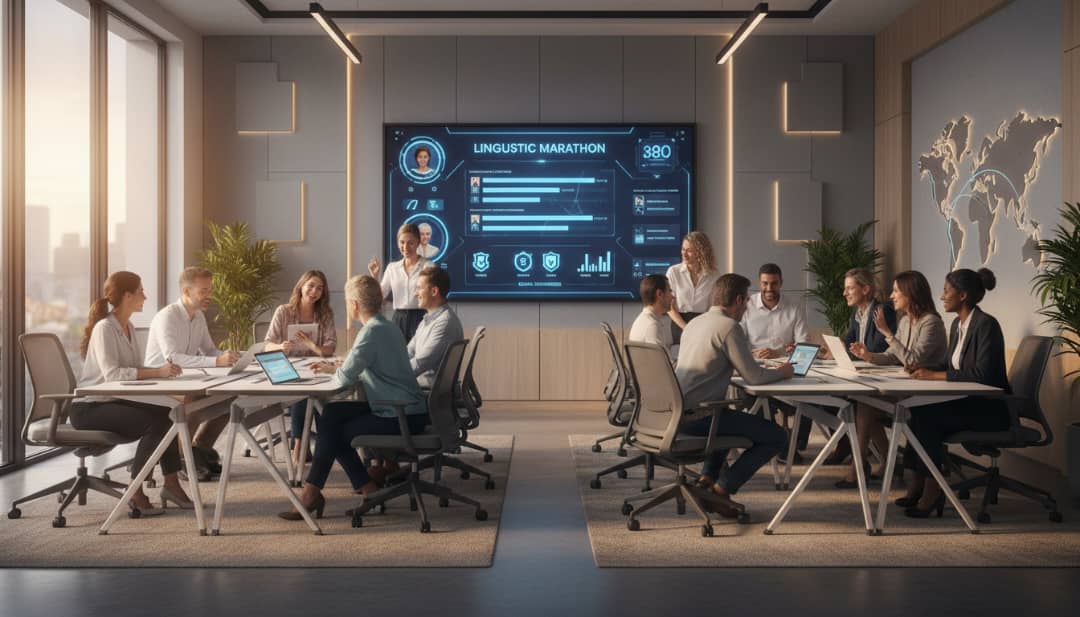 یادگیری زبان با رقابت و سرگرمی